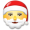 Santa Claus emoji on LG